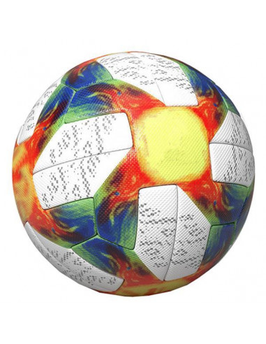 Μπάλα ποδοσφαίρου θερμοκολλητική αγώνων κόκκινη-λευκή επαγγελματική