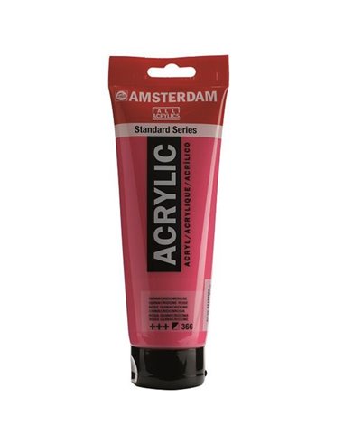 Talens amsterdam ακρυλικό χρώμα 366 quinacridone rose 120ml