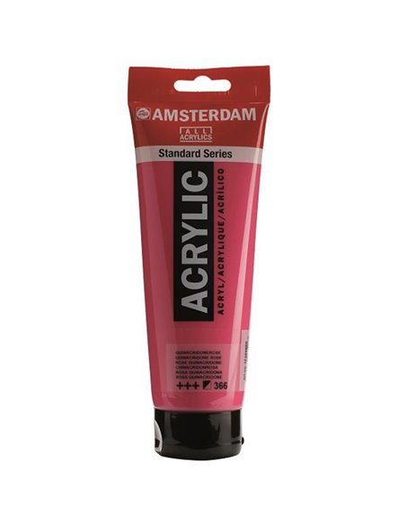 Talens amsterdam ακρυλικό χρώμα 366 quinacridone rose 120ml