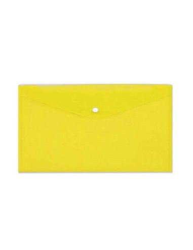 Φάκελος κουμπί PP κίτρινος Α4 Υ32x24εκ.