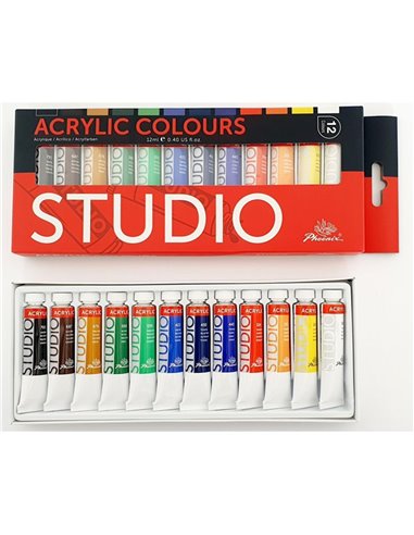 Ακρυλικά χρώματα 12τεμ. x 12ml