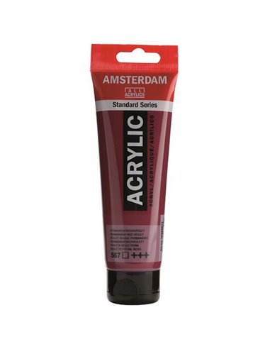 Talens amsterdam ακρυλικό χρώμα 567 perm. red violet 120ml