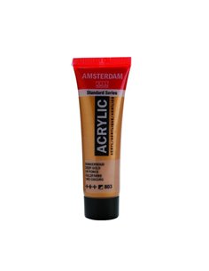 Talens amsterdam ακρυλικό χρώμα 803 deep gold 120ml