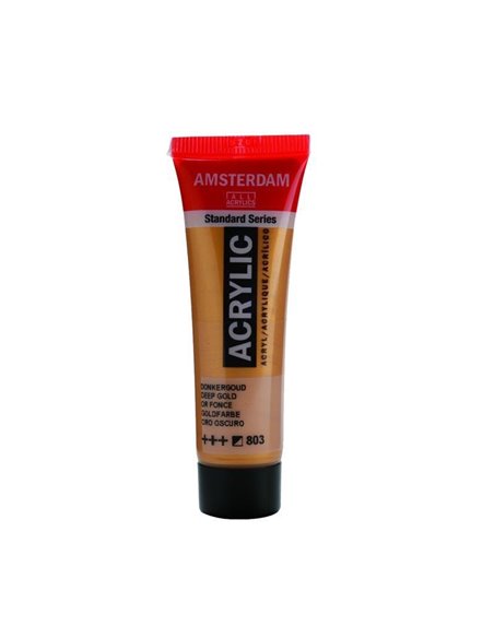 Talens amsterdam ακρυλικό χρώμα 803 deep gold 120ml