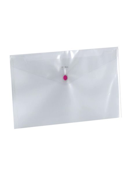 Comix φάκελος κουμπί διάφανος A5 Υ22x17εκ.