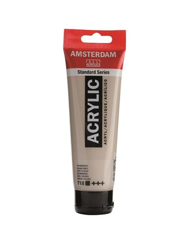 Talens amsterdam ακρυλικό χρώμα 718 warm grey 120ml