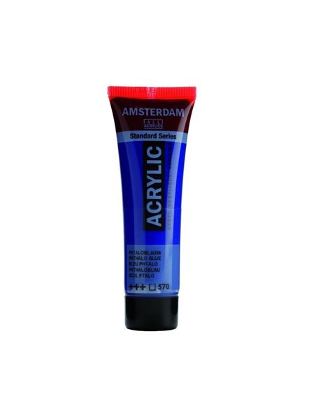 Talens amsterdam ακρυλικό χρώμα 570 phthalo blue 120ml