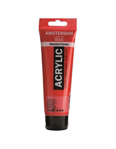 Talens amsterdam ακρυλικό χρώμα 315 pyrrole red 120ml