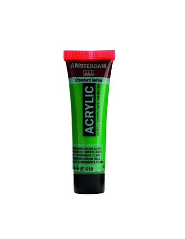 Talens amsterdam ακρυλικό χρώμα 618 permanet green l 120ml