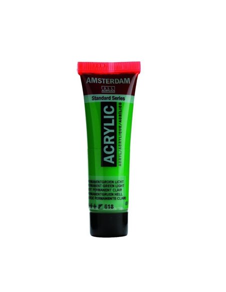 Talens amsterdam ακρυλικό χρώμα 618 permanet green l 120ml