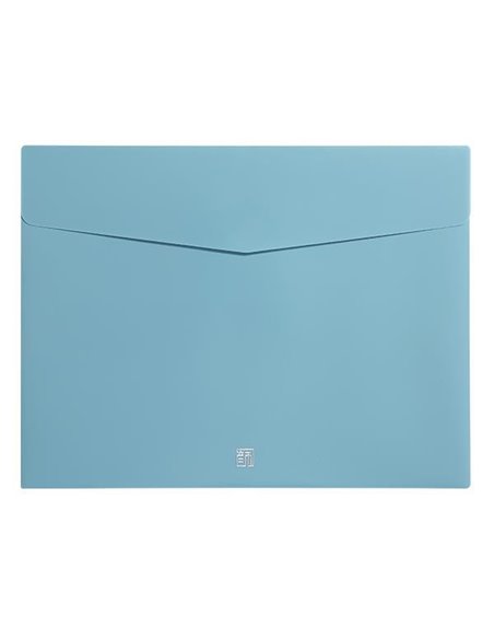 Comix φάκελος pastel με velcro A4 μπλε