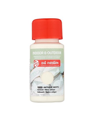 Talens χρώμα indoor/outdoor 1009 antique white 50ml