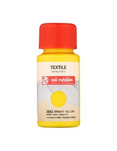 Talens χρώμα textile 2002 bright yellow 50ml
