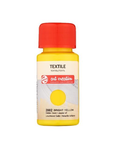 Talens χρώμα textile 2002 bright yellow 50ml