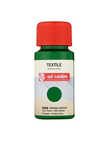 Talens χρώμα textile 6006 grass green 50ml