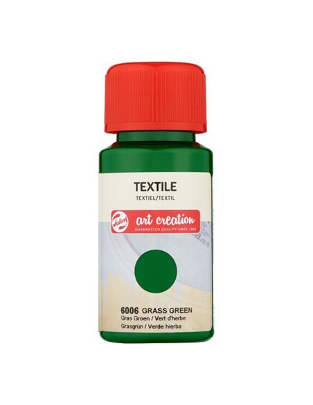 Talens χρώμα textile 6006 grass green 50ml