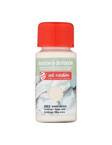 Talens χρώμα indoor/outdoor 2053 sand beige 50ml