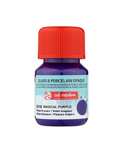 Talens χρώμα glass/porcelain opaque 5516 magical purple 30ml