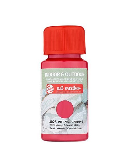 Talens χρώμα indoor/outdoor 3025 interference carmine 50ml