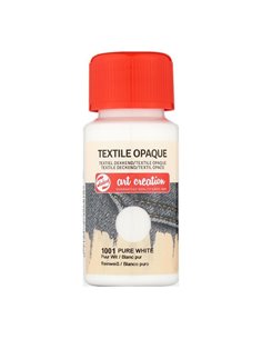 Talens χρώμα textile opaque 1001 pure white 50ml