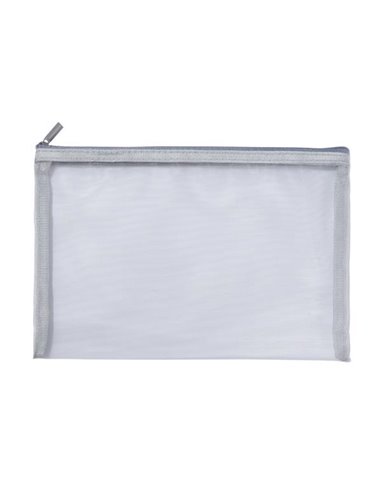 Comix τσαντάκι PVC πλέγμα με φερμουάρ Α5 κοκτέηλ Υ16,5x23εκ.