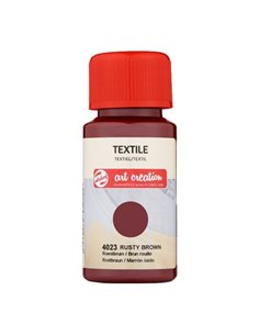 Talens χρώμα textile 4023 rusty brown 50ml