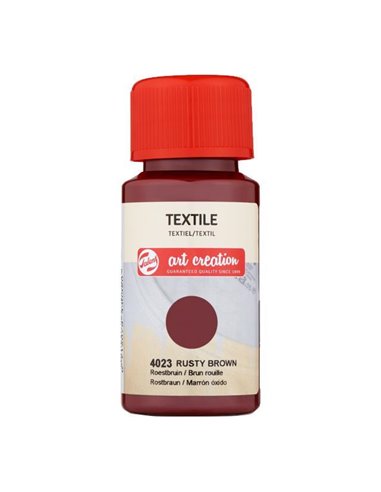 Talens χρώμα textile 4023 rusty brown 50ml