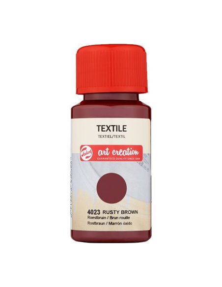Talens χρώμα textile 4023 rusty brown 50ml