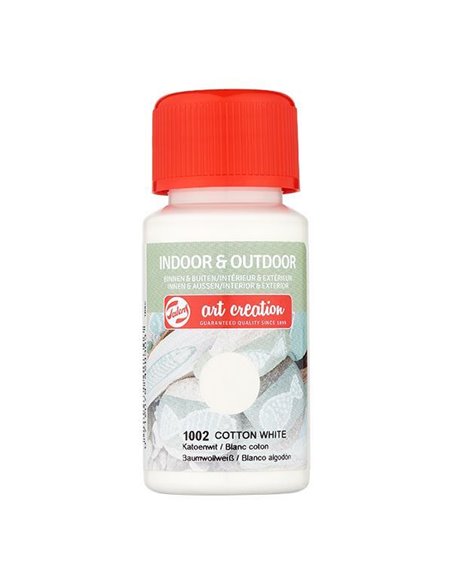 Talens χρώμα indoor/outdoor 1002 cotton white 50ml