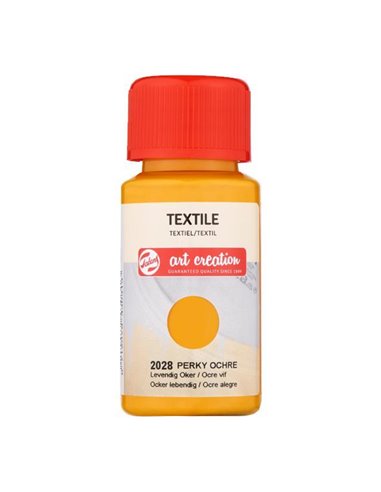 Talens χρώμα textile 2028 perky ochre 50ml