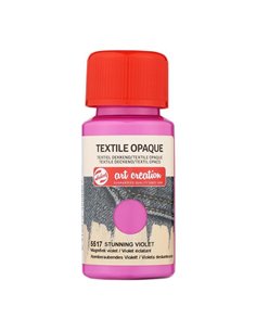 Talens χρώμα textile opaque 5517 stunning violet 50ml