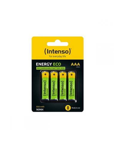 Intenso Rechargeable Batteries AAA HR03 850 mAH 4pcs 7505114