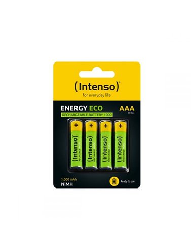 Intenso Rechargeable Batteries AAA HR03 1000 mAH 4cs 7505214