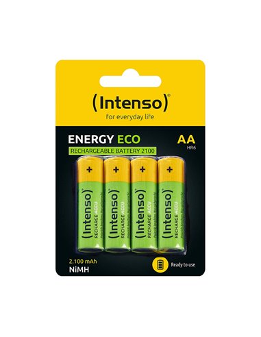 Intenso Rechargeable Batteries AA HR6 2100 mAH 4pcs 7505524