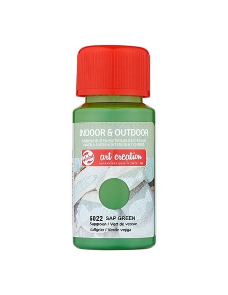 Talens χρώμα indoor/outdoor 6022 sap green 50ml