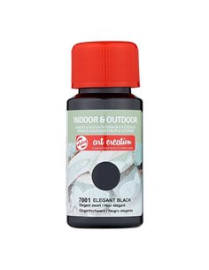 Talens χρώμα indoor/outdoor 7001 elegant black 50ml