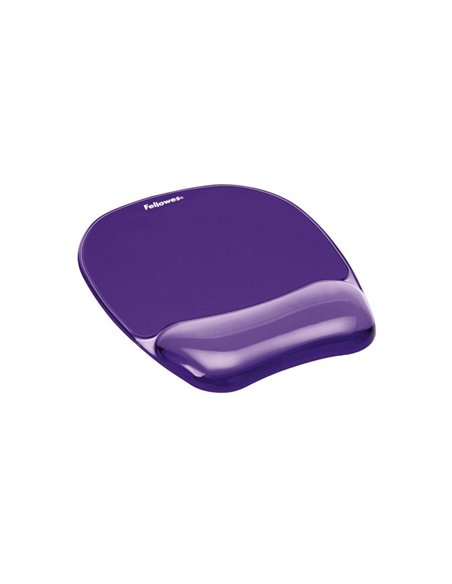 Fellowes Mousepad με Υποστηριγμα Καρπου CRYSTAL PURPLE