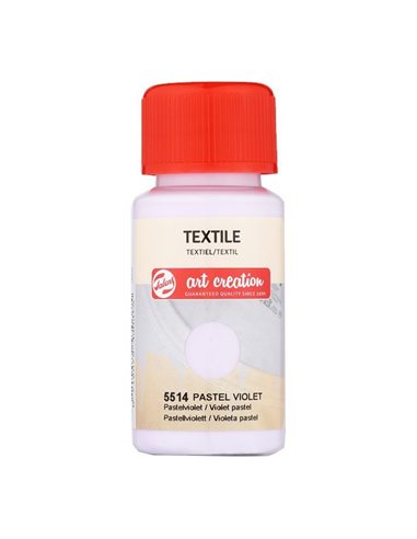 Talens χρώμα textile 5514 pastel violet 50ml