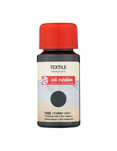 Talens χρώμα textile 7505 stormy grey 50ml