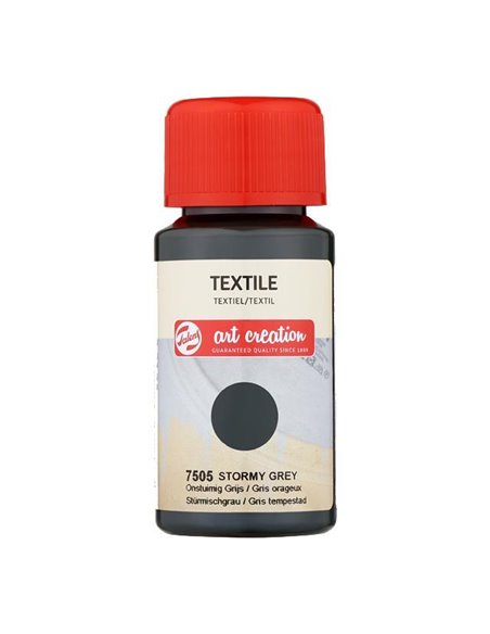 Talens χρώμα textile 7505 stormy grey 50ml