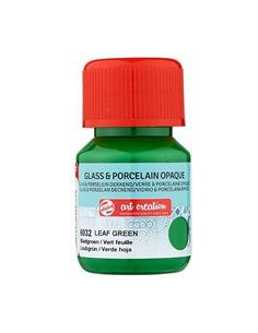 Talens χρώμα glass/porcelain opaque 6032 leaf green 30ml