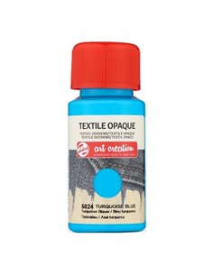 Talens χρώμα textile opaque 5024 turquoise blue 50ml