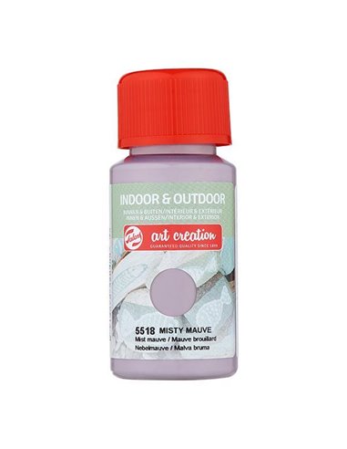 Talens χρώμα indoor/outdoor 5518 misty mauve 50 ml