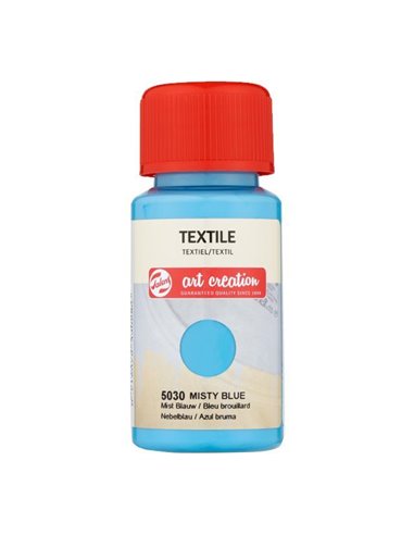 Talens χρώμα textile 5030 misty blue 50ml