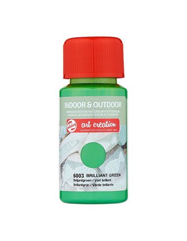 Talens χρώμα indoor/outdoor 6003 brilliant green 50ml