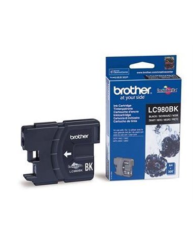 Ink Brother LC-980BK Black - 300Pgs 6ml
