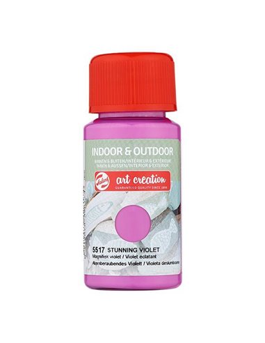 Talens χρώμα indoor/outdoor 5517 stunning violet 50ml