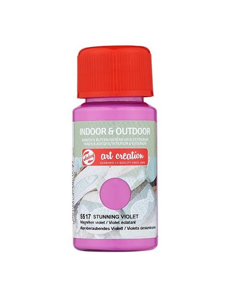 Talens χρώμα indoor/outdoor 5517 stunning violet 50ml
