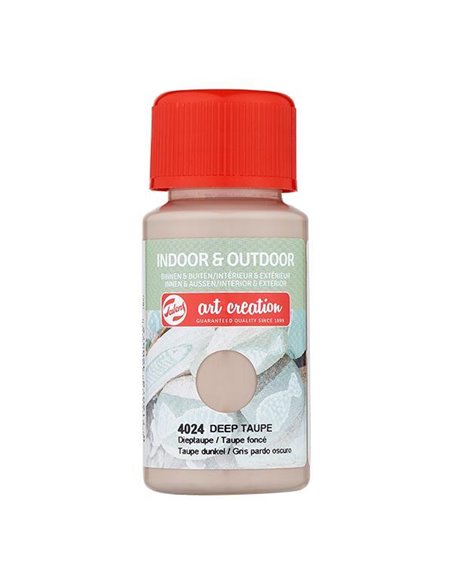 Talens χρώμα indoor/outdoor 4024 deep taupe 50ml