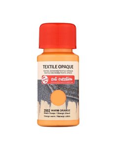 Talens χρώμα textile opaque 2502 warm orange 50ml